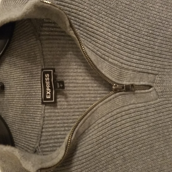Express men's quarter zip sweater - Picture 3 of 7